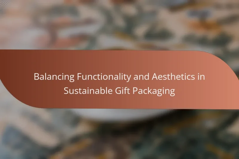 Balancing Functionality and Aesthetics in Sustainable Gift Packaging