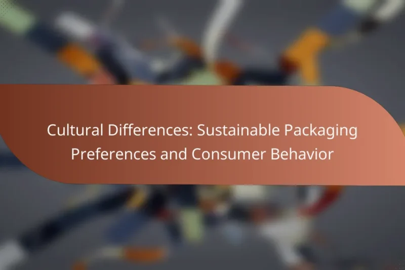 Cultural Differences: Sustainable Packaging Preferences and Consumer Behavior