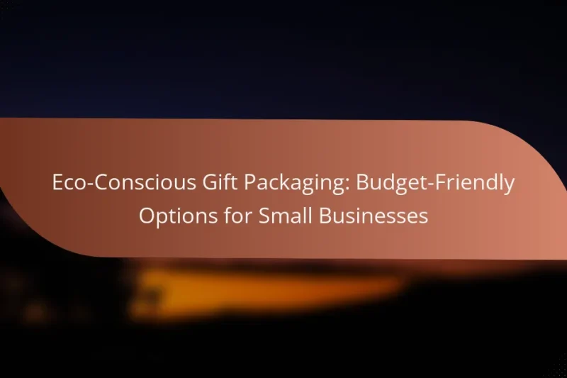 Eco-Conscious Gift Packaging: Budget-Friendly Options for Small Businesses