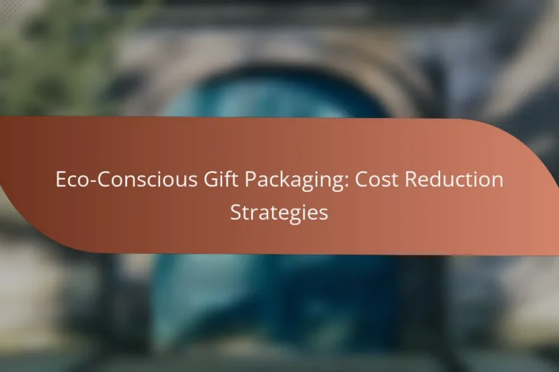 Eco-Conscious Gift Packaging: Cost Reduction Strategies