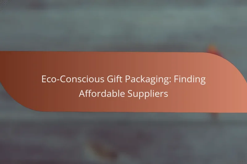 Eco-Conscious Gift Packaging: Finding Affordable Suppliers