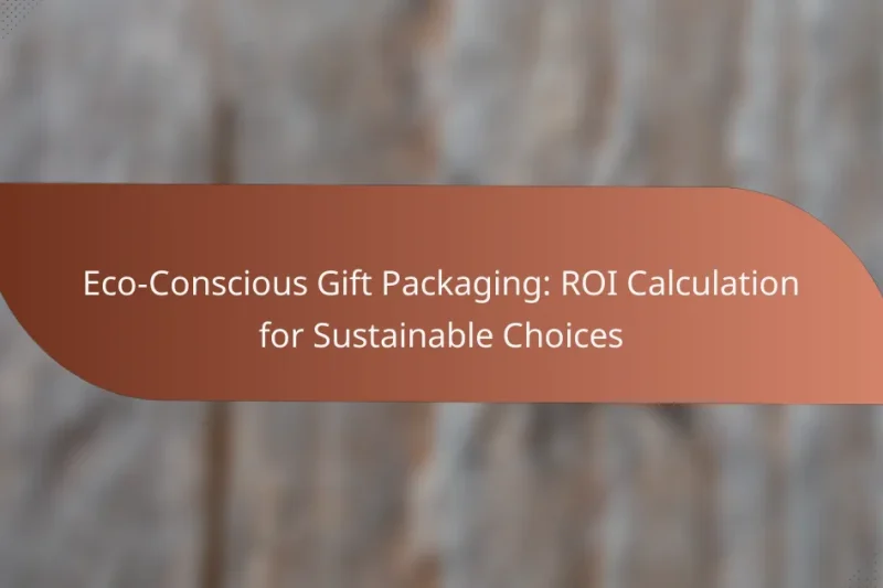 Eco-Conscious Gift Packaging: ROI Calculation for Sustainable Choices