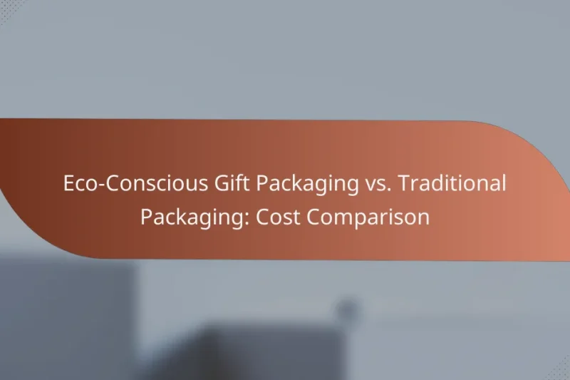 Eco-Conscious Gift Packaging vs. Traditional Packaging: Cost Comparison