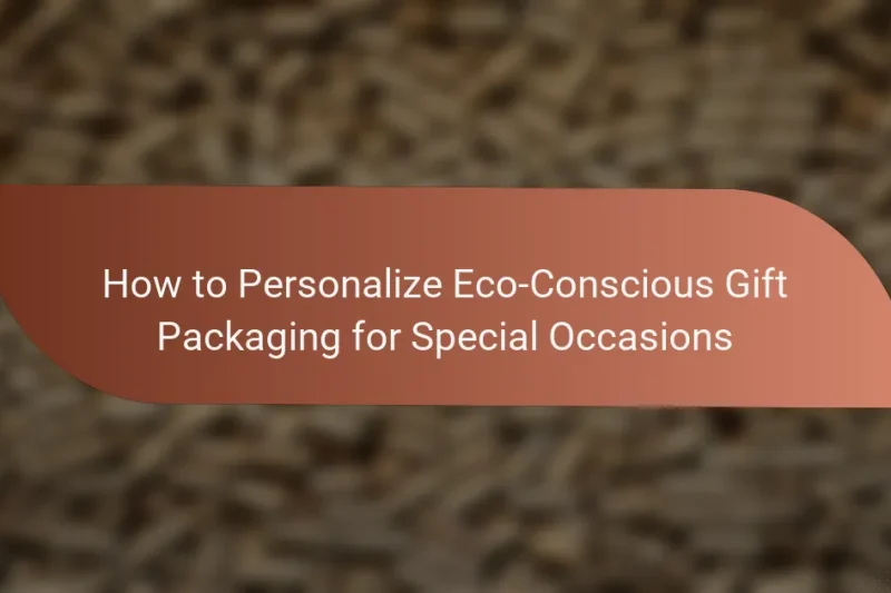 How to Personalize Eco-Conscious Gift Packaging for Special Occasions