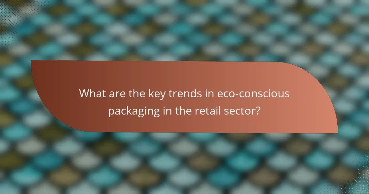 What are the key trends in eco-conscious packaging in the retail sector?
